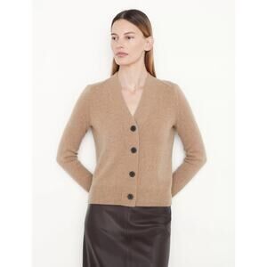 Vince Cashmere Shrunken Button Cardigan